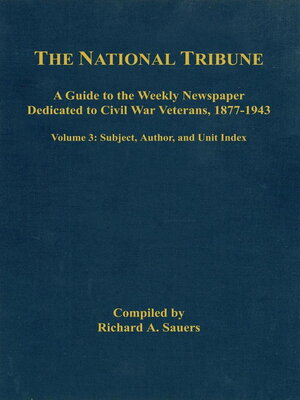 cover image of The National Tribune Civil War Index